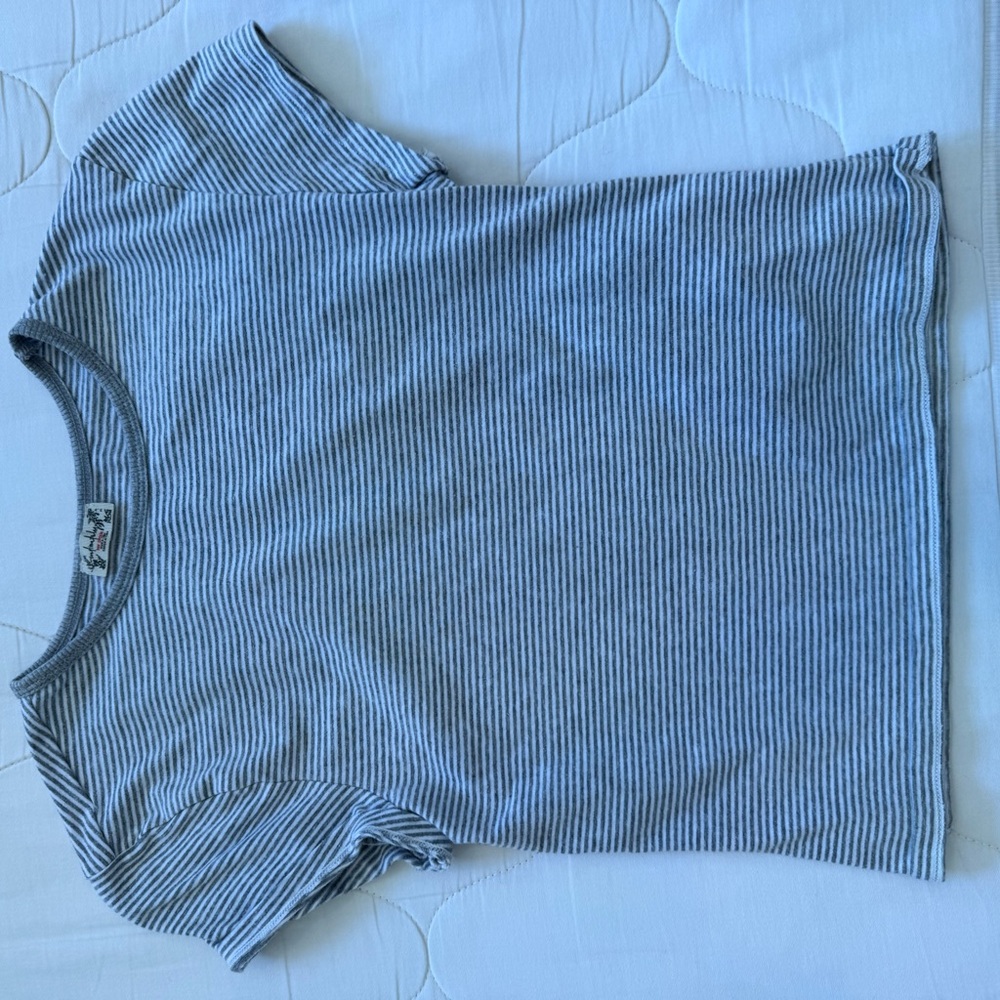 Free People Blue Short Sleeve Tee